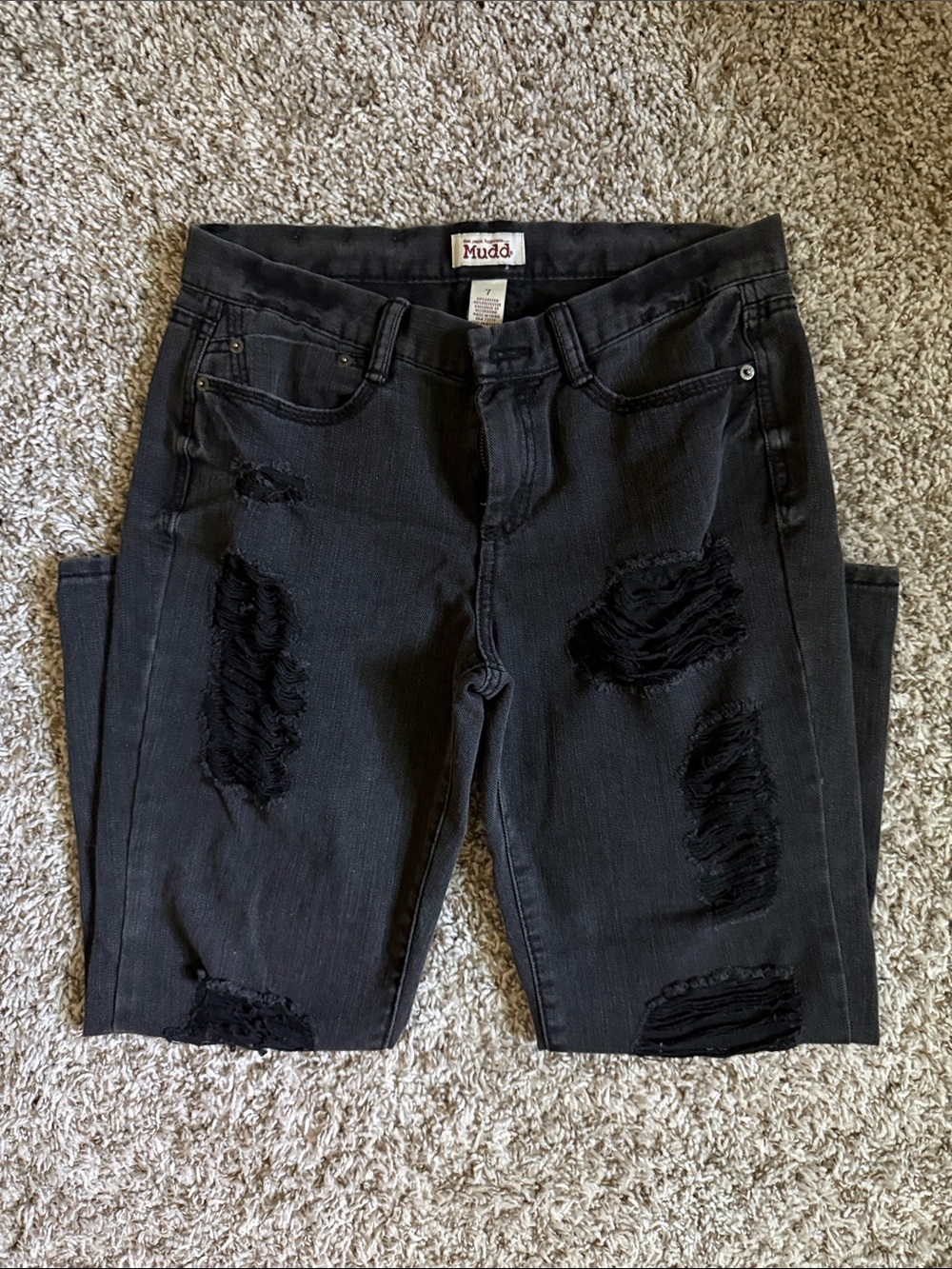 Mudd Black Distressed Jeans